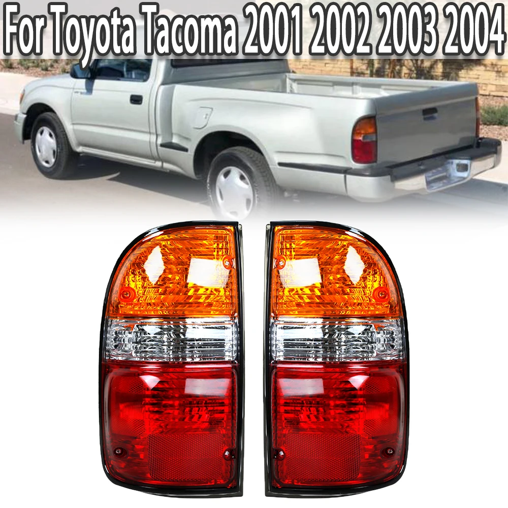 

New Tail Light Rear Brake Lamp W/Bulb For Toyota Tacoma 2001 2002 2003 2004 R 81550-04060 L 81560-04060