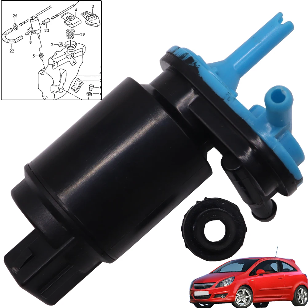 CarFrontRearWindscreenWindshieldWiperWaterWasherPumpForVauxhallOpelAstraHCorsaB.jpg