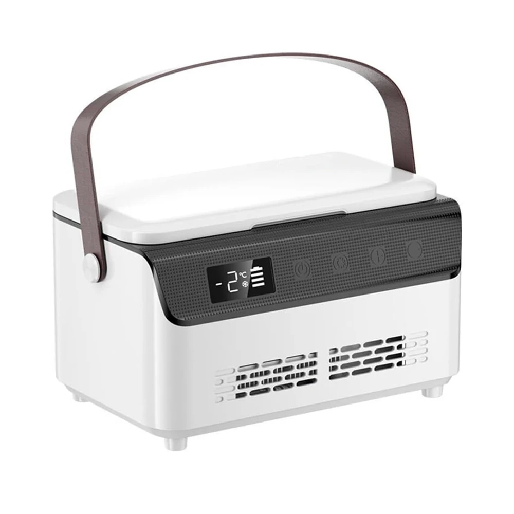 Convenient Insulin Cooler Small Drug Refrigerator With Handle And Double-Layer Large Capacity Design Suitable For Family Travel