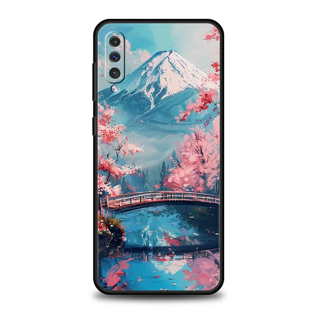 Japan Mount Fuji Cherry Blossom Phone Case Cover