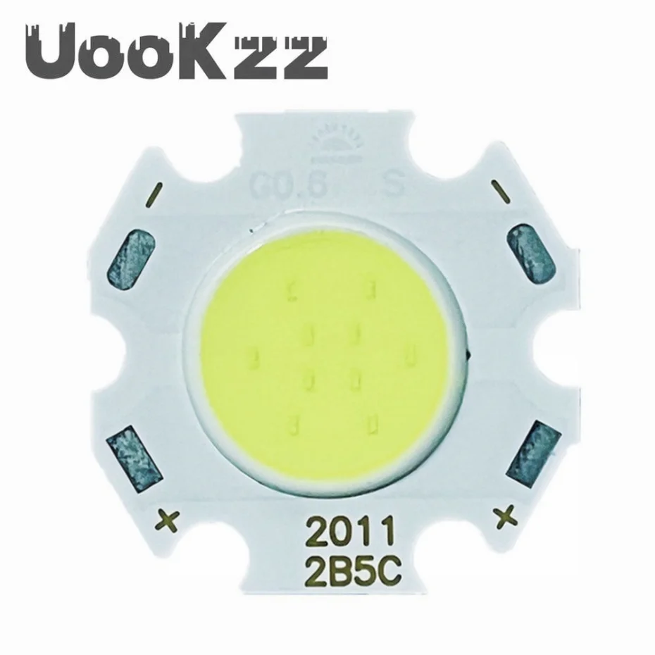 

UooKzz LED Source Chip 3W 5W 7W 10W Super Power LED COB Side 11mm 20mm Light Bulb Light Lamp Spotlight Down Light Lamps White