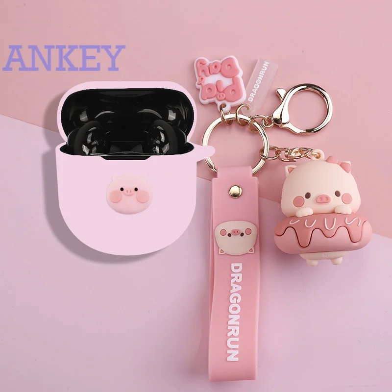 Per Bose Quietcomfort Ultra Earbuds Custodia Protettiva Qc3 Silicone Bluetooth Headset Cartoon Cover Soft Shell