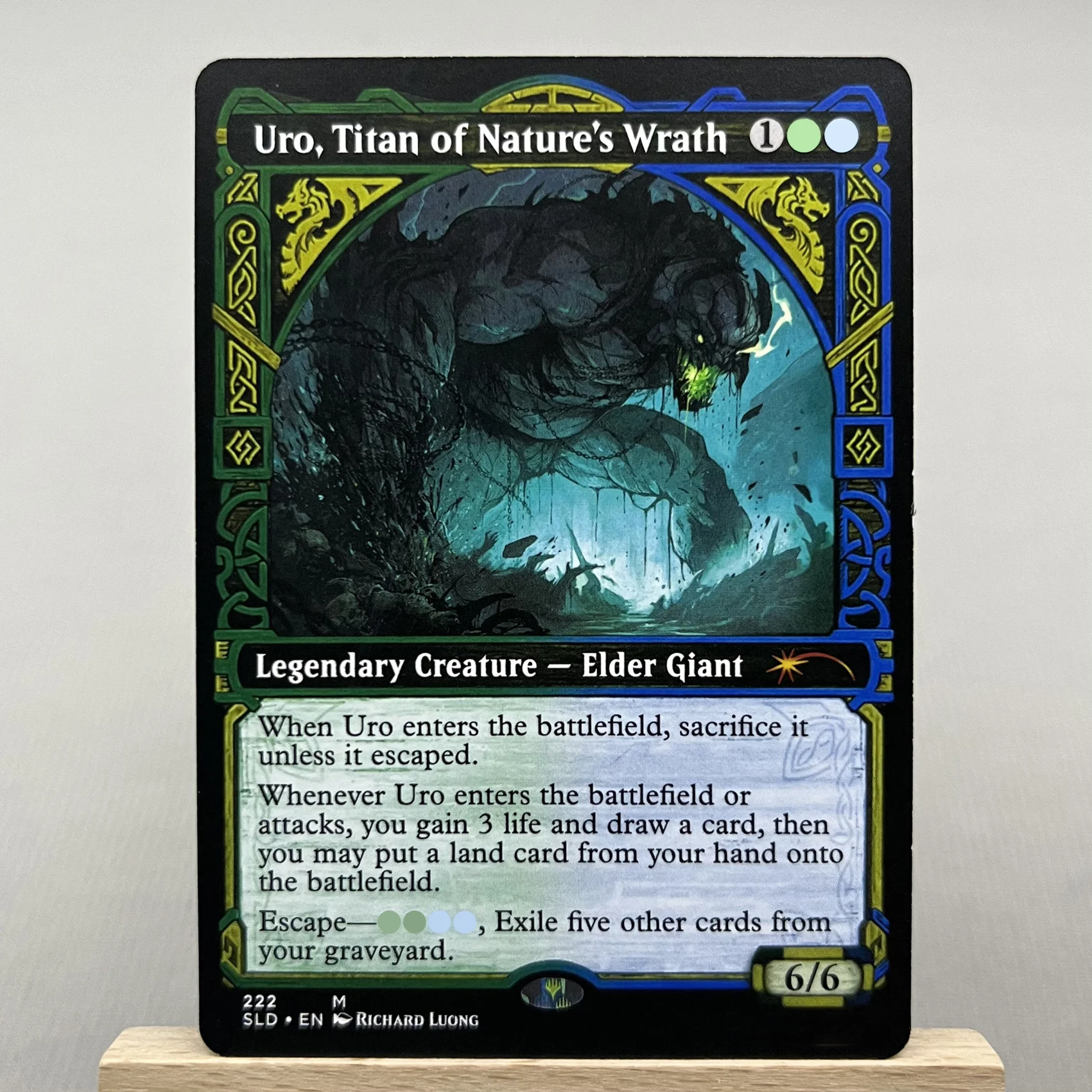 SLD HOLO2-Ⅰ02 Tcg 카드 프록시 매지컬 매시어 걸 드라이아드 오브 더 일리시안 그로브 비터블로썸 잉크모스 넥서 브리딩 게더