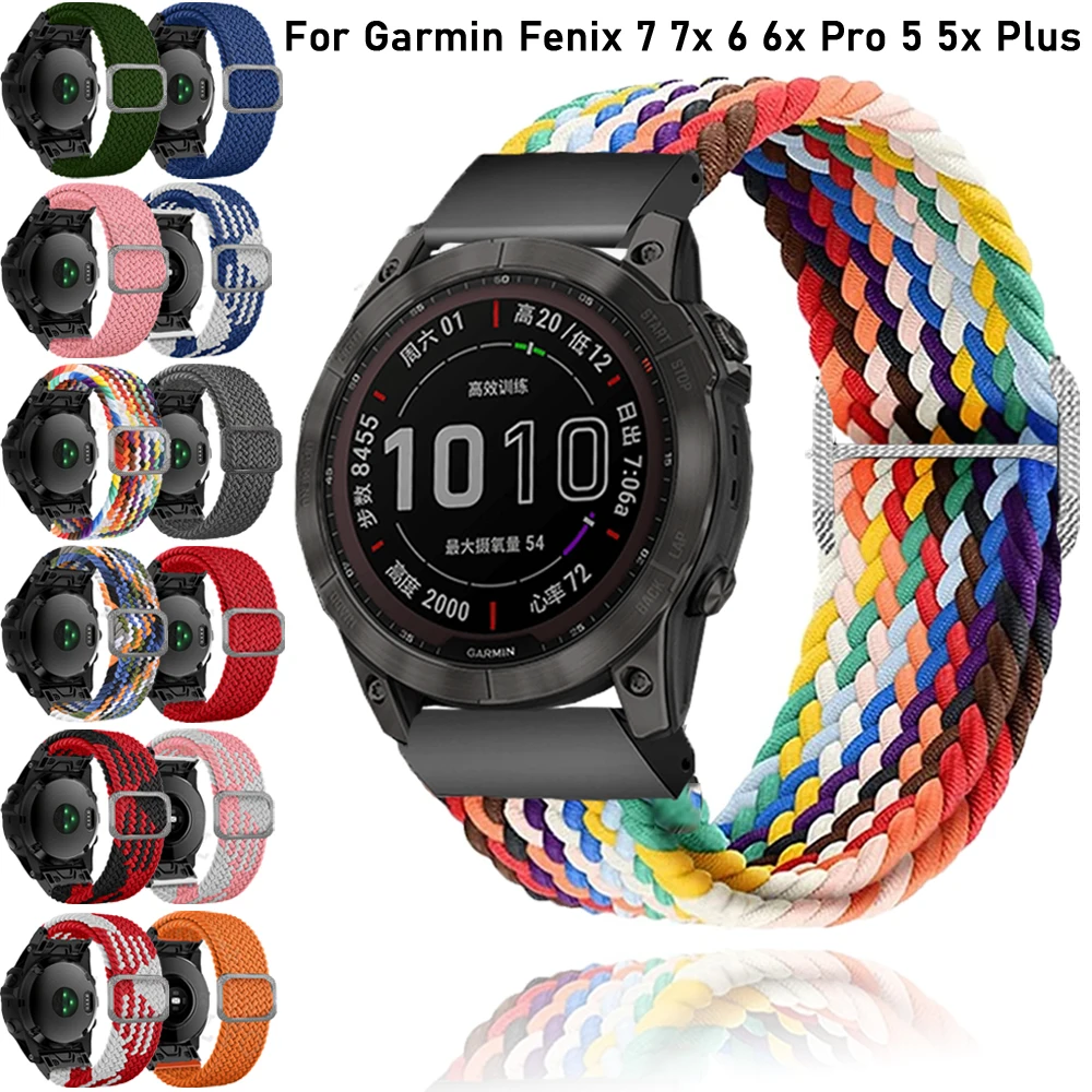 22/26mm Adjustable Watch Band Strap Bracelet For Garmin Fenix 7X 7 6 6X 5  5X 3