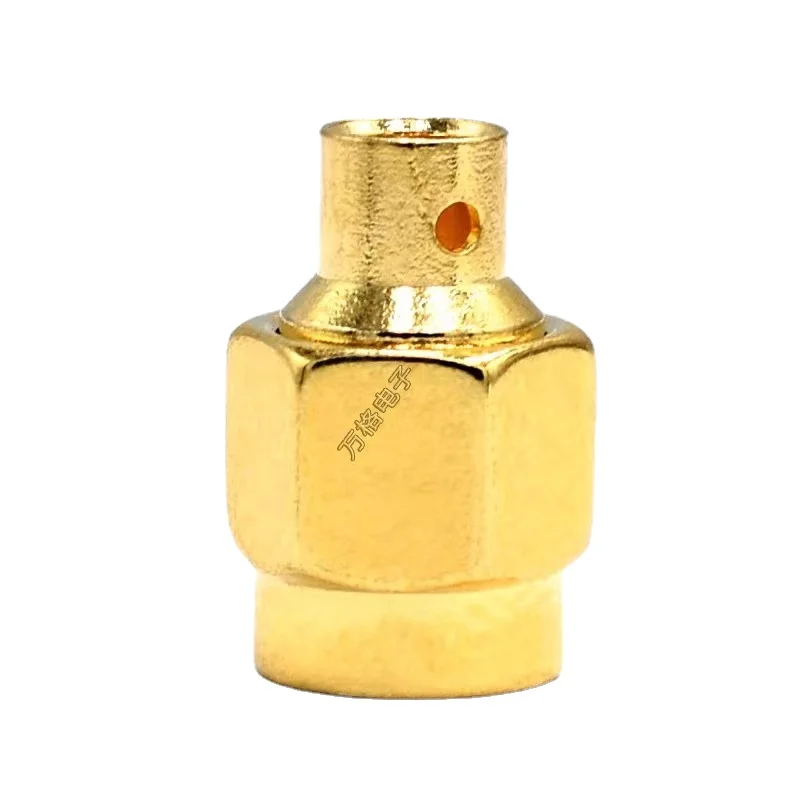 RG402 케이블 SMA RPSMA 수 암 커넥터, SMA 수 플러그 암 잭 솔더 세미 리지드. 141 RG402 빠른 배송 황동, 10 개