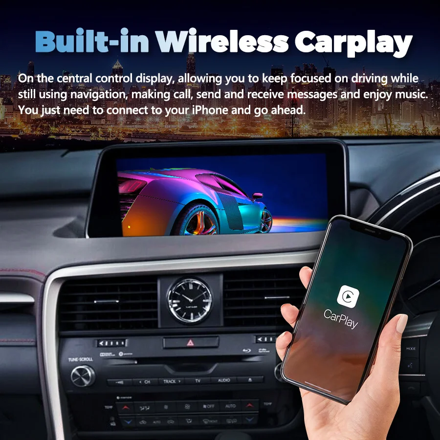 

12.3" IPS SCREEN 1920*720 Radio For Lexus RX200t RX300 Rx450h RX350 RX 450H 200t 350 300 Android 10 GPS Car Video Player 128GB