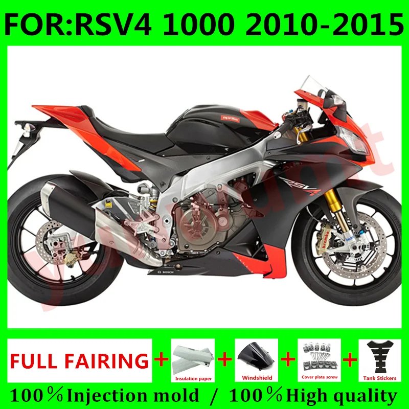 NEW ABS Motorcycle full Fairing kit Fit For RSV4 RSV 4 1000 2010 2011
