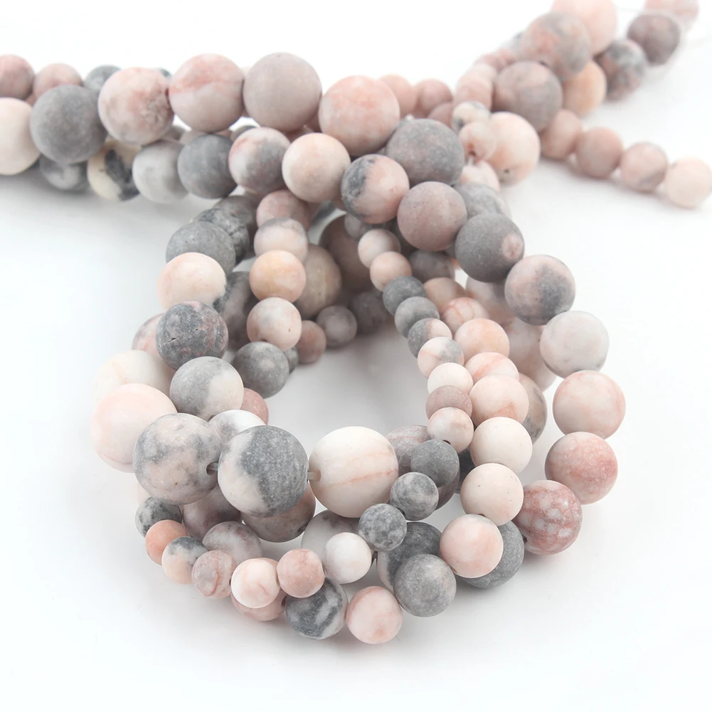 Loose Stone Beads Natural Stone Beads Beads For Jewelry Making 4/6/8/10mm Round 15 Inch