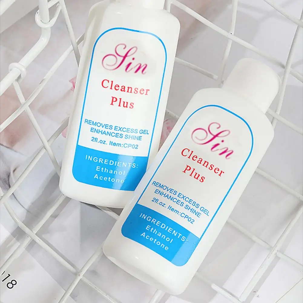 Cleanser Plus Compact Polish Cleanser Universal Multifunctional Vintage Nail Glue Washing Gel Cleaner