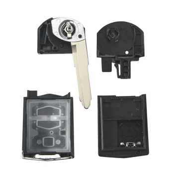 Chiave telecomando per Mazda 3 5 6 - KEYYOU spedizione gratuita 2 3 pulsanti pieghevole a distanza Flip Car Key Shell Cover Case
