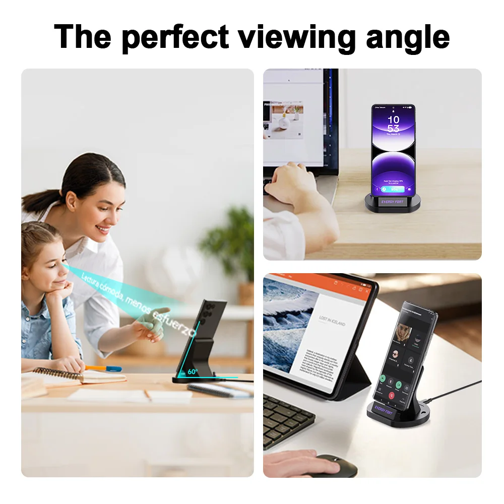 Ultra Fast 240W Wireless Charging Station with Magnetic Dock