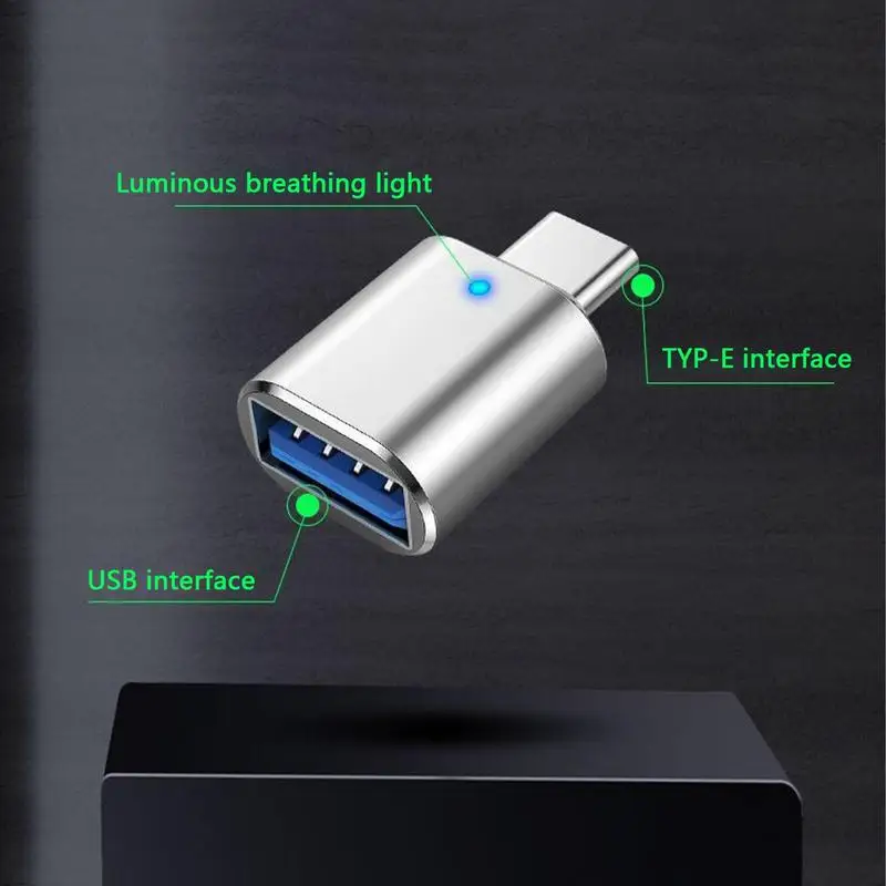 USB C To USB Adapter USB C Male To USB 3.0 Female Adapter OTG Converter Compatible With Keyboard U-disk Mobile Phone