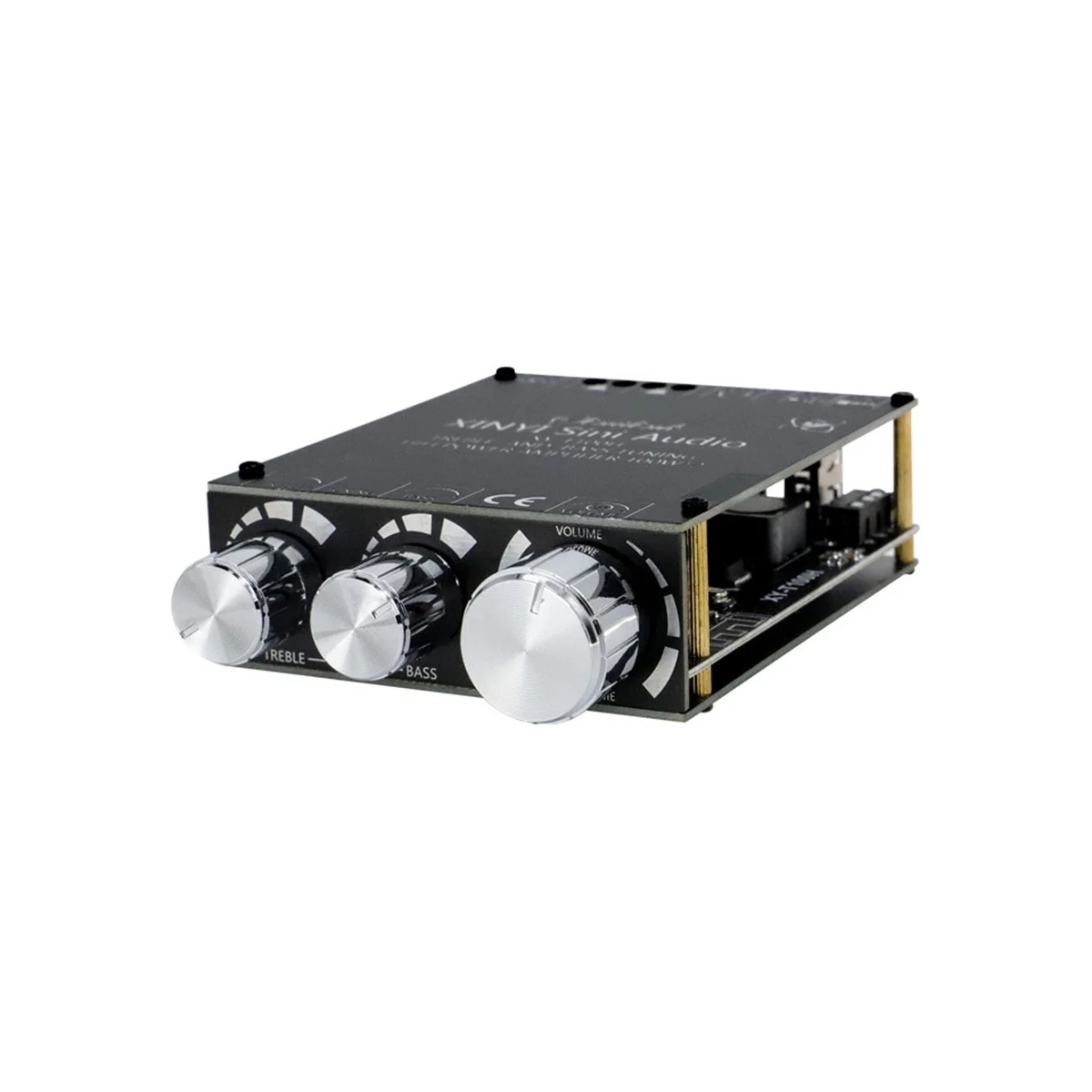 

XY-T100H Bluetooth 5,0 плата цифрового усилителя TPA3116D2 100Wx2, стерео Hi-Fi аудио модуль с передней регулировкой высоких басов