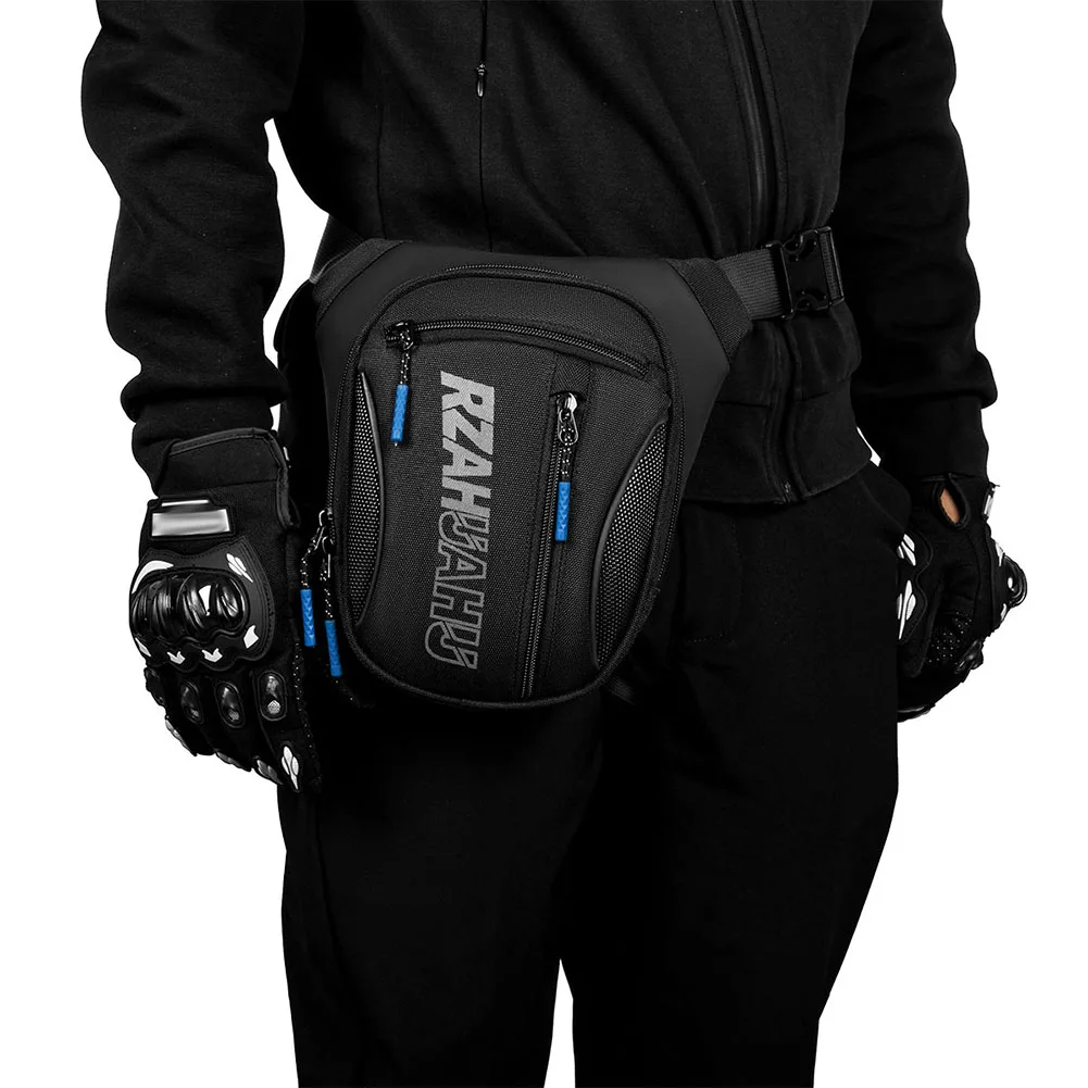 Motorcycle Drop Leg Bag Adjustable Motorbike Riding Chest Bag Large Capacity Motorcycle Crossbody Bag for Motorcycle Bicycle
