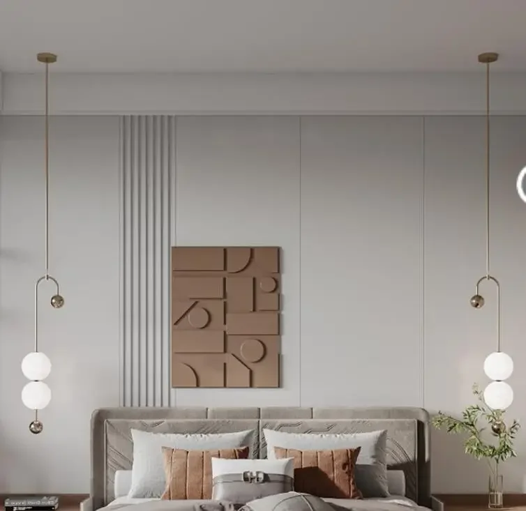 Nordic minimalist chandelier image 1