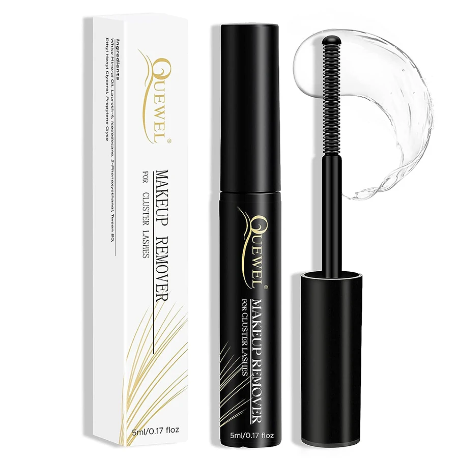 Quewel 5ml Lash Clusters Glue Remover Eyelash Remover For Individual Cluster Lashes Gentle Eye Cleanser For Removal Of False Eye
