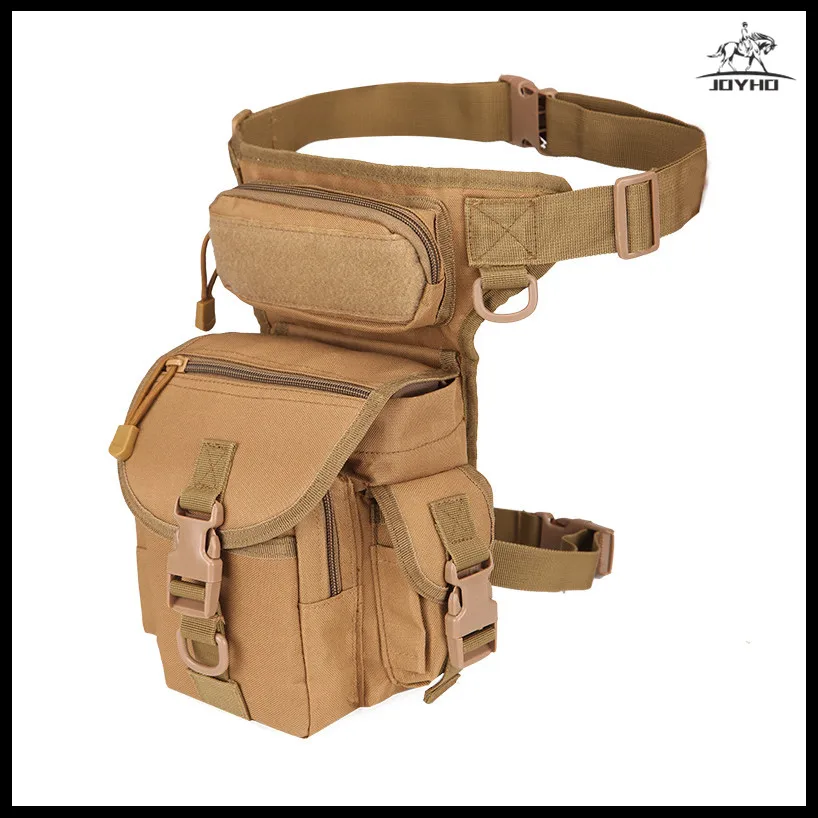 

Men's Military Waterproof Drop Leg Bag Panel Utility Waist Belt Pouch Pack Shoulder Bags Oxford Fanny Packs Men Belt Hip Bum Bag