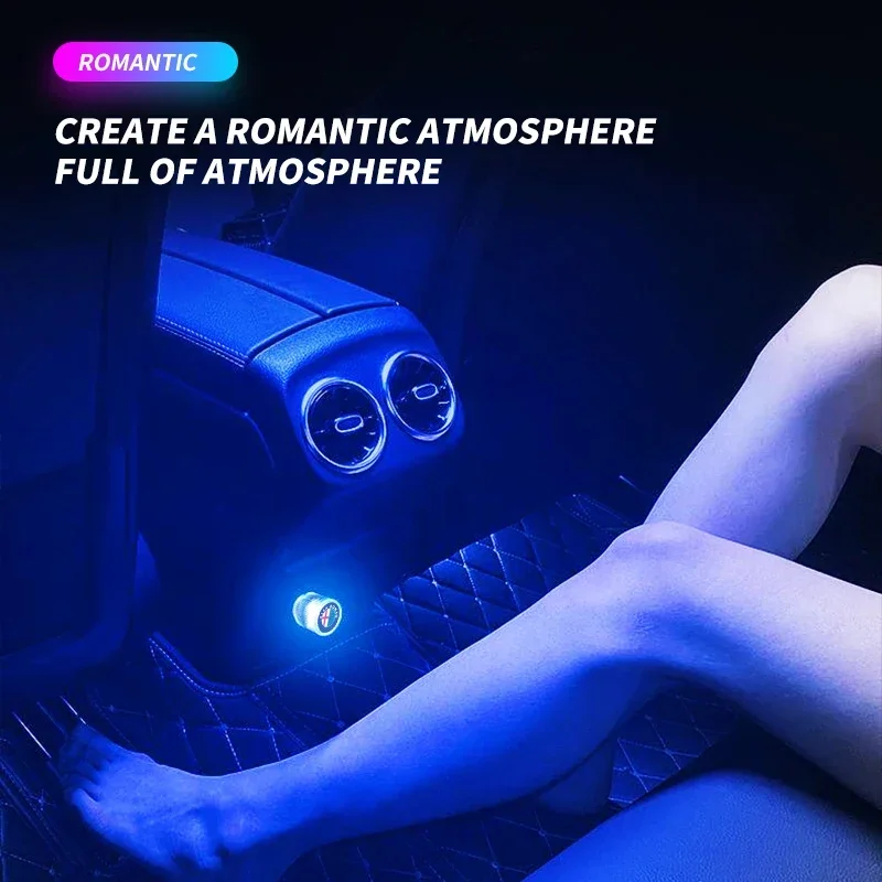 Mini USB LED Car Interior Atmosphere Light