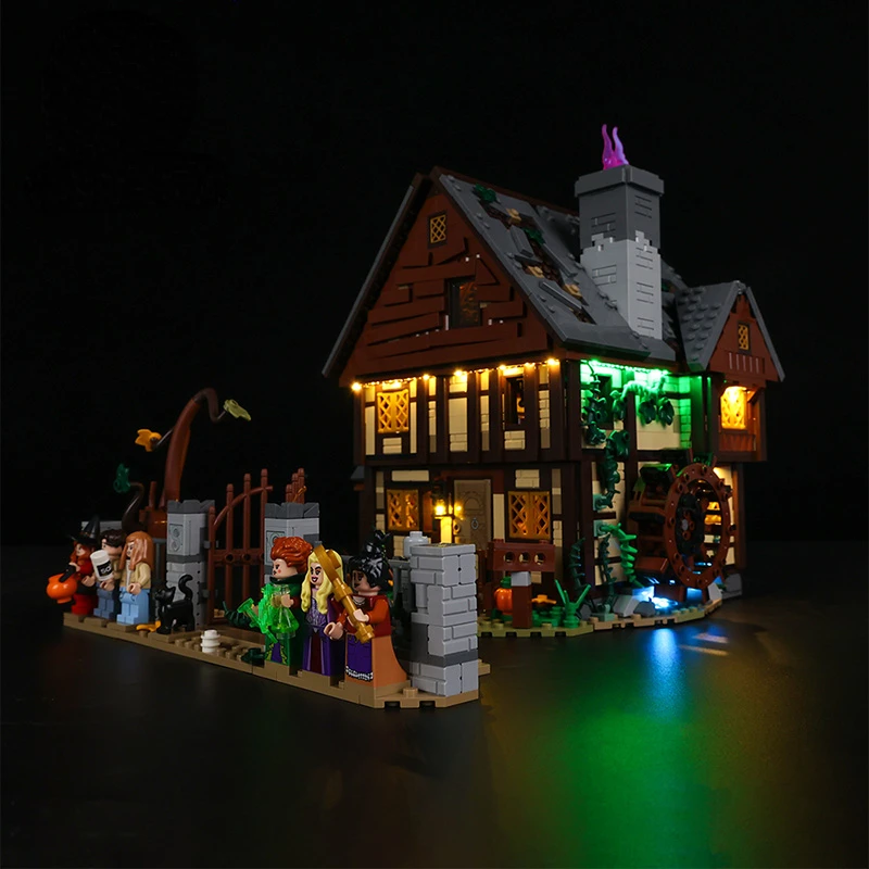 LED Lights for 21341 Disney Hocus Pocus: The Sanderson Sisters' Cottage Decoration Lamp Gift DIY Toys Not Included The Model