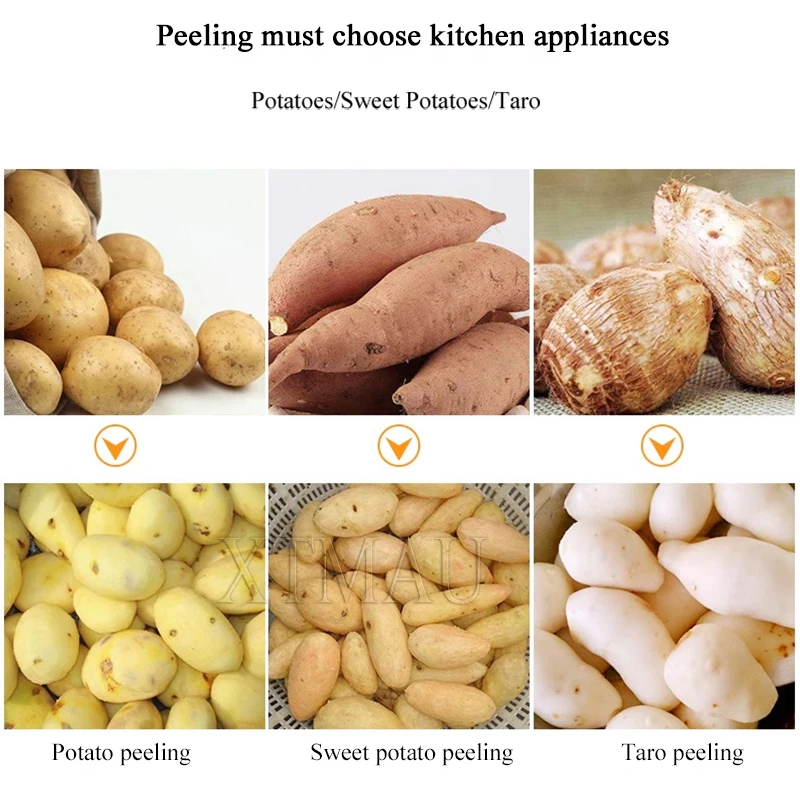 Best Selling Ginger Peeling Machine Peladora De Papas Electric Potato Peeler With Factory Price 5