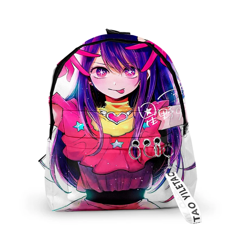 

Anime Oshi No Ko Backpacks Children Cartoon Girl Ai Hoshino School Bags Women Oxford Travel Bag Students Girls Kawaii Backpack