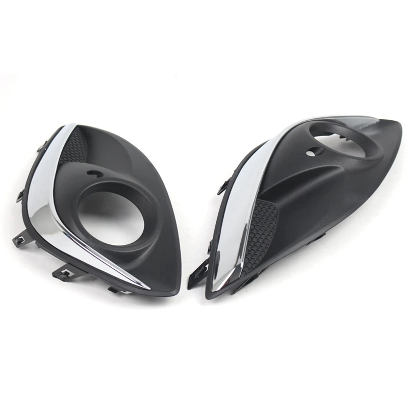 Front Bumper Fog Light Grille Cover For Opel Corsa D 13286025 13345358 13344798 13286026