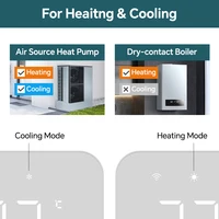 Beok Battery Powered Wifi Thermostat for Thermostat Smart Home Tuya Heating/Cooling Temperature Controller ,Alexa,Google Home - Image 4