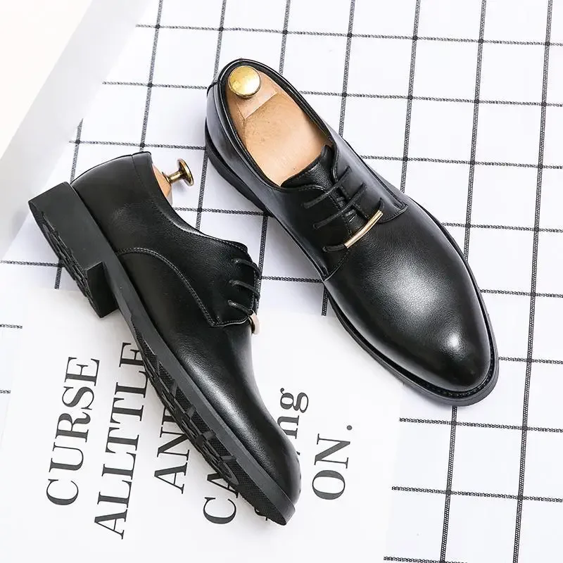 

Party Business Winter Men's Young Men's Wedding Retro Lazy British Business Dress Leather Shoes