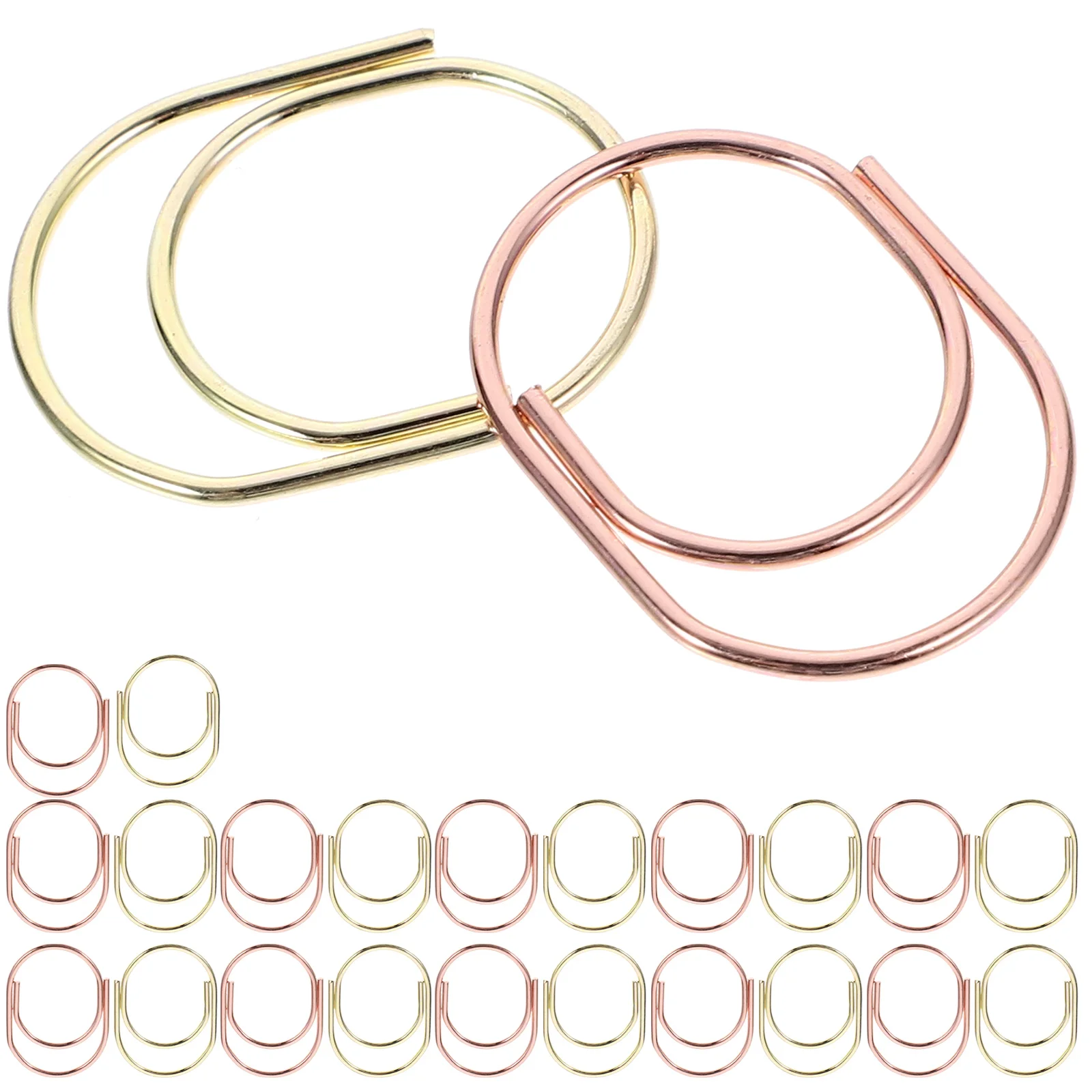 Metal Fat Paper Clip Office Supplies Creative Shaped Clips Clamp Delicate Student