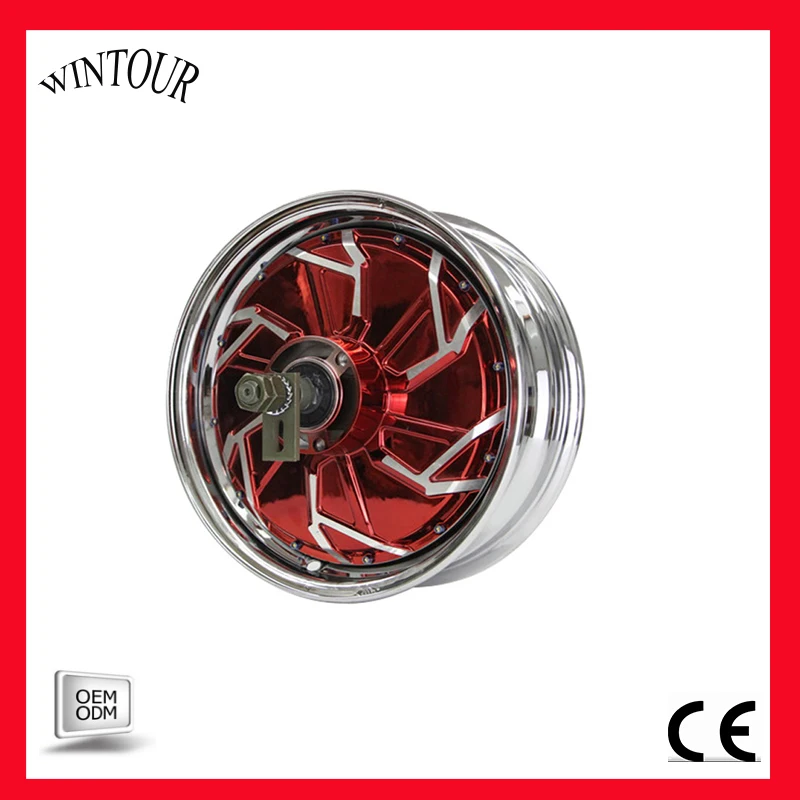 

12inch 6000 Watt 260 50H V4 Brushless DC Electric Scooter Motorcycle Hub Motor