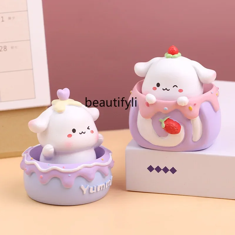 Cute mini sweet treasure girl office desktop ornament cute creative gift cartoon, children's birthday gift