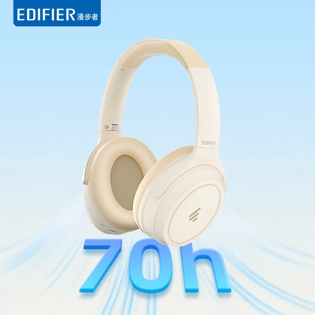 EDIFIER-Écouteurs Bluetooth MT6 à réduction active du bruit, écouteurs usés sans  fil pour ordinateur, cadeau