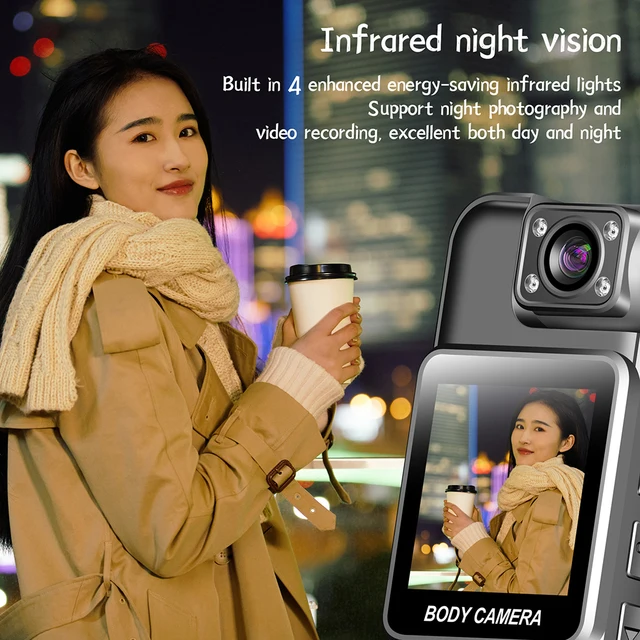 Ultra HD 4K WIFI Camera Digital Video Mini Portable Handheld Law Enforcement Recorder 180° Rotatable Lens Outdoor Sports Camera 5