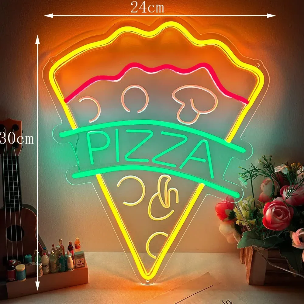 サインランプ Pizza ネオンサイン LEDライト ピザ屋 レストラン