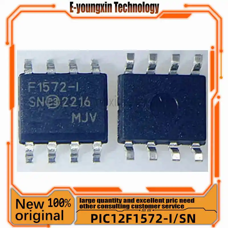 

Free Shipping 50pcs/lot PIC12F1572-I/SN PIC12F1572-I PIC12F1572 12F1572 MCU 8BIT 3.5KB FLASH SOP8 IC Best quality