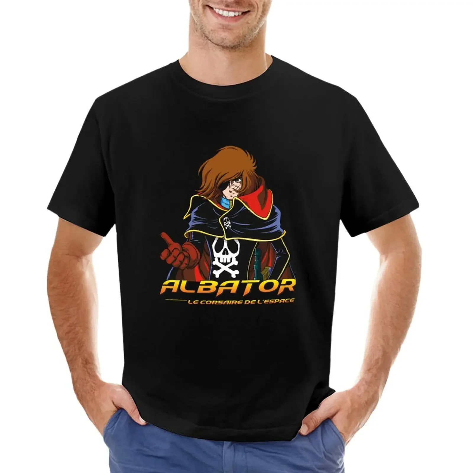 

ALBATOR T-shirt vintage clothes blacks men clothing
