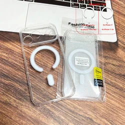 Crystal Clear Acrylic Magnetic Phone Case with All - Round Camera Protection - iPhone 17 Pro (With Bag)