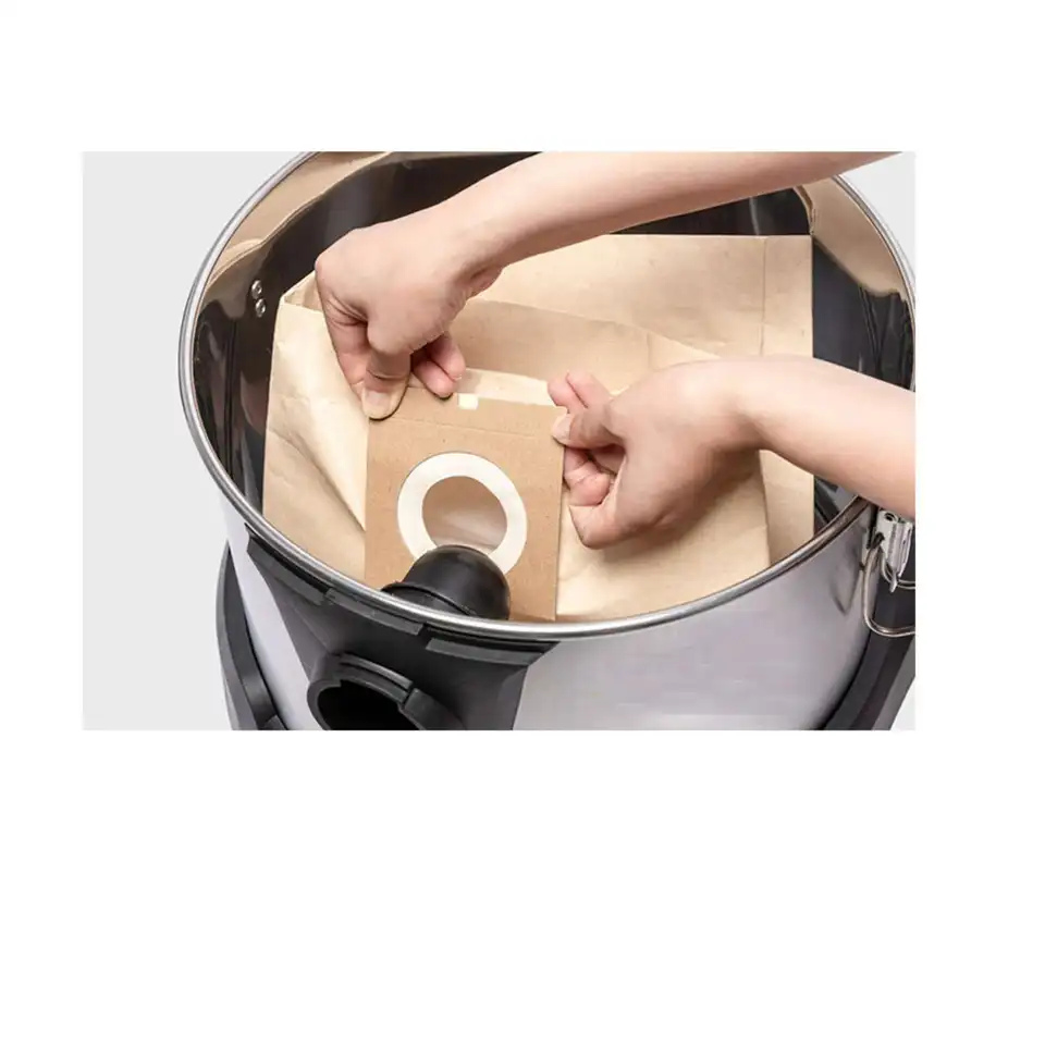 MisterVac 10 Sacchetti Per Aspirapolvere Compatibili Con Kärcher WD3.500, WD 3.500 P – Carta Multistrato, Filtrazione Ottima