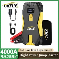 GKFLY Car Jump Starter Battery Power Bank 3000/4000A for Car Starter Portable Emergency Booster 12V Auto Starting the Booster