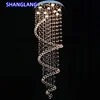 Modern Led Chandeliers Light Fixture For Staircase Stair Lights Luxury Hotel Villa Vanity Bedroom Hanging Lamp 4