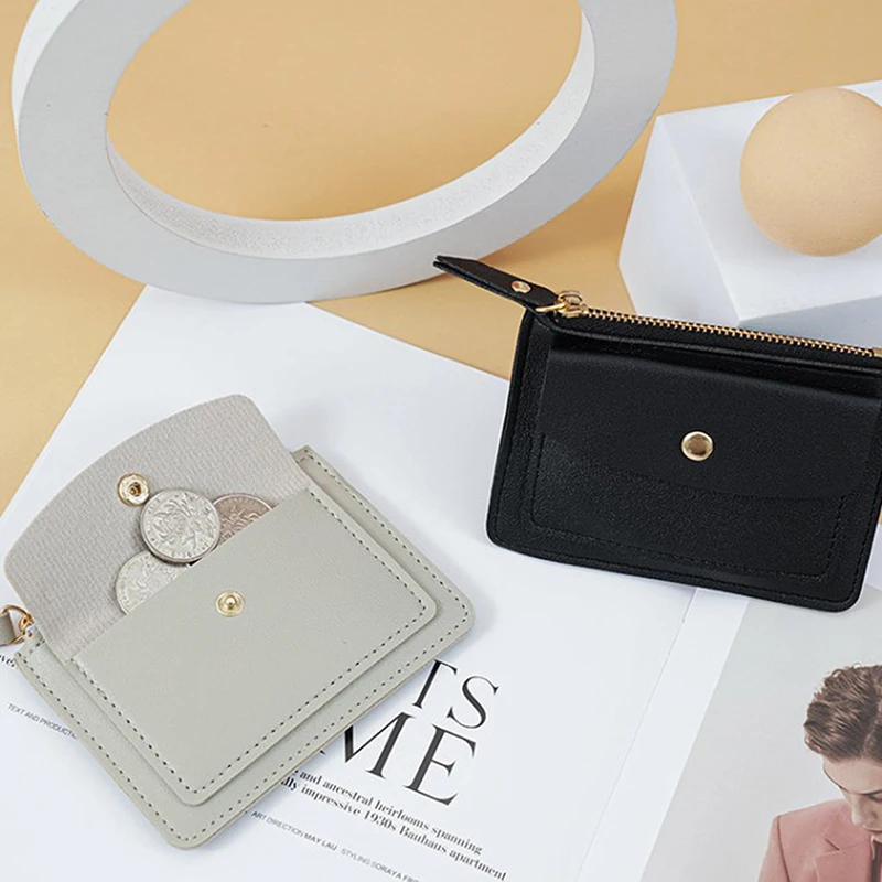 Female Purse Women Wallets Mini zipper Multi-Cards Holder Coin Short Wallets Slim Small Wallet Zipper Hasp