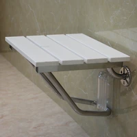 Stainless Steel Wall-mounted Shower Seats Folding Bath Chair Home Barrier-free Bathroom Chair Creative Porch Shoe Changing Chair 2