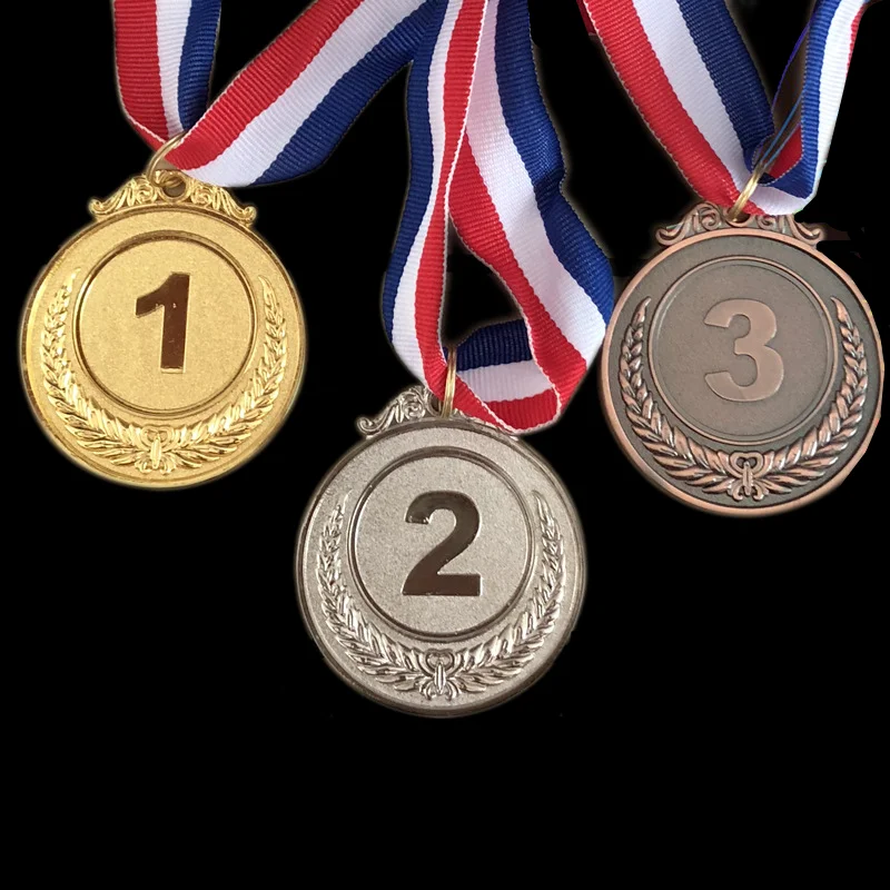 gold silver bronze medals