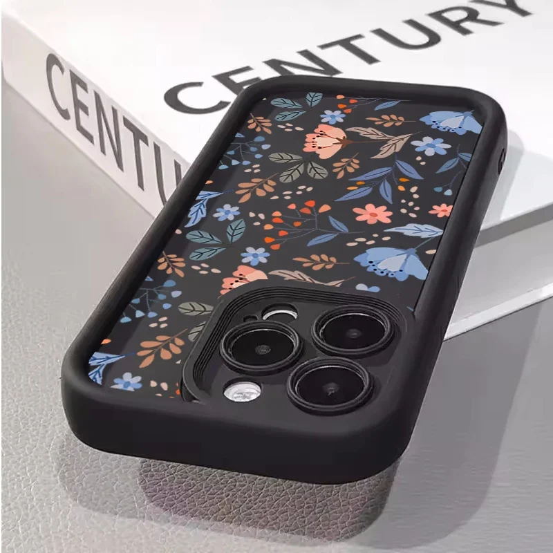 Floral Design Protective Phone Case