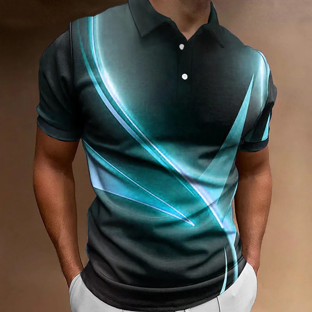 Polo Shirt Fashion Men'S Gradient Line Summer Short Sleeved T-Shirt Casual Daily Lapel Topt-Shirt Striped T-Shirt Men'S Clothing 21 Sa68656d4b40f4f3a8553ba90e83d42912 Polo Shirt Fashion Men'S Gradient Line Summer Short Sleeved T-Shirt Casual Daily Lapel Topt-Shirt Striped T-Shirt Men'S Clothing