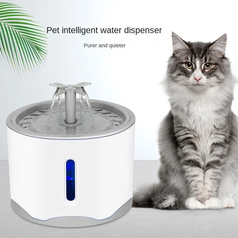 

Smart Pet Water Dispenser, Automatic Circulation Drinking Water Apparatus, Live Water Flow, Feeding Filter Element, Cat and Dog