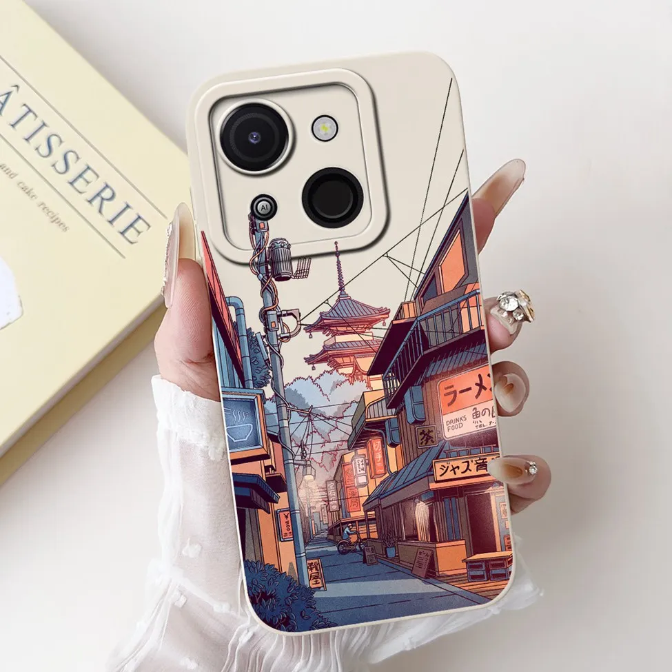 Cute Cat & Floral Silicone Phone Case - Stylish Protective Bumper