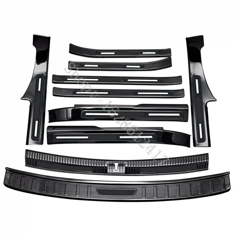 Car Accessories For VW Volkswagen Tiguan MK2 2017 2023 stainless Scuff