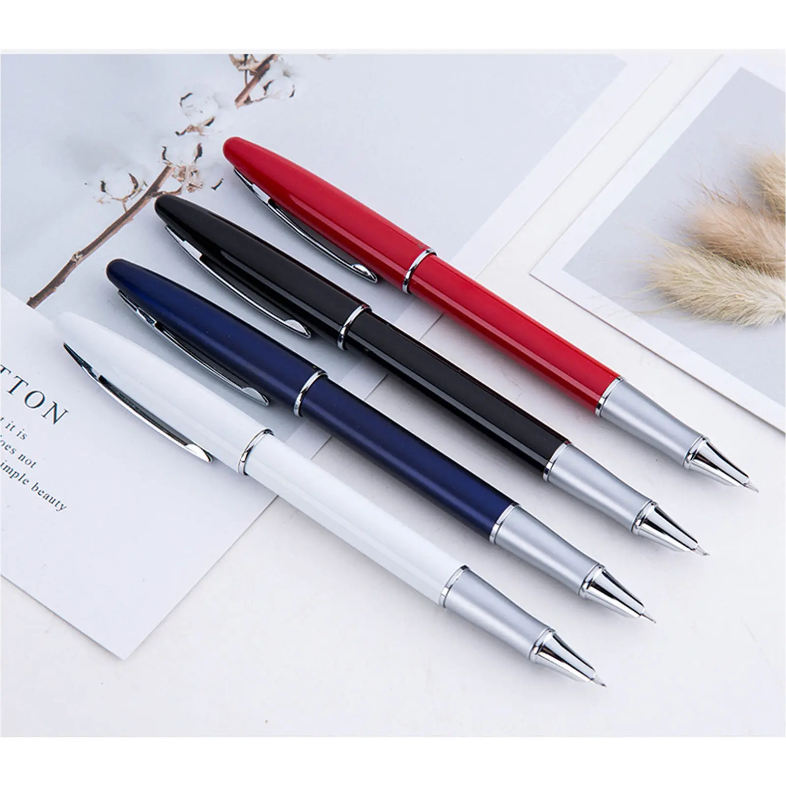 Hongdian 560 금속 펜 본체 초미세 0.38mm, 부드러운 쓰기 비즈니스 금융 라인 드로잉 학생 선물 잉크 펜, 신제품