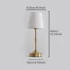 Modern LED CordlessTable Lamp 5200mAh Rechargeable Battery Desk lamp 3 Level Brightness Light Aluminun for Couple Dinner Coffee 5